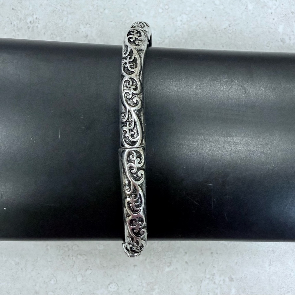 Elegant Silver-Toned Women's Bracelet